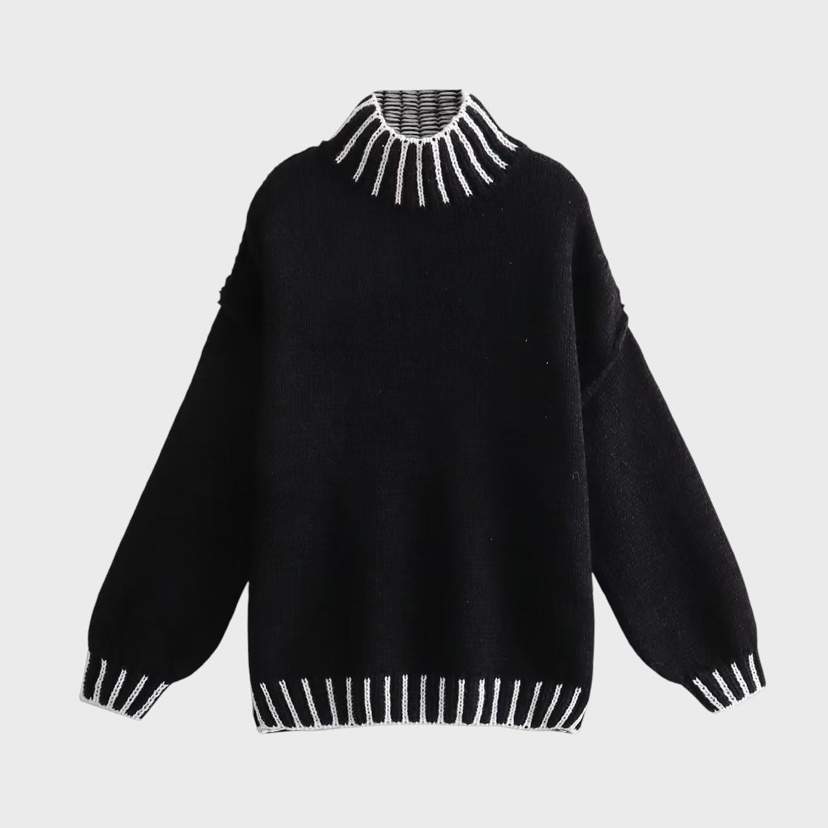 Lora™ - Paris Oversized плетен пуловер