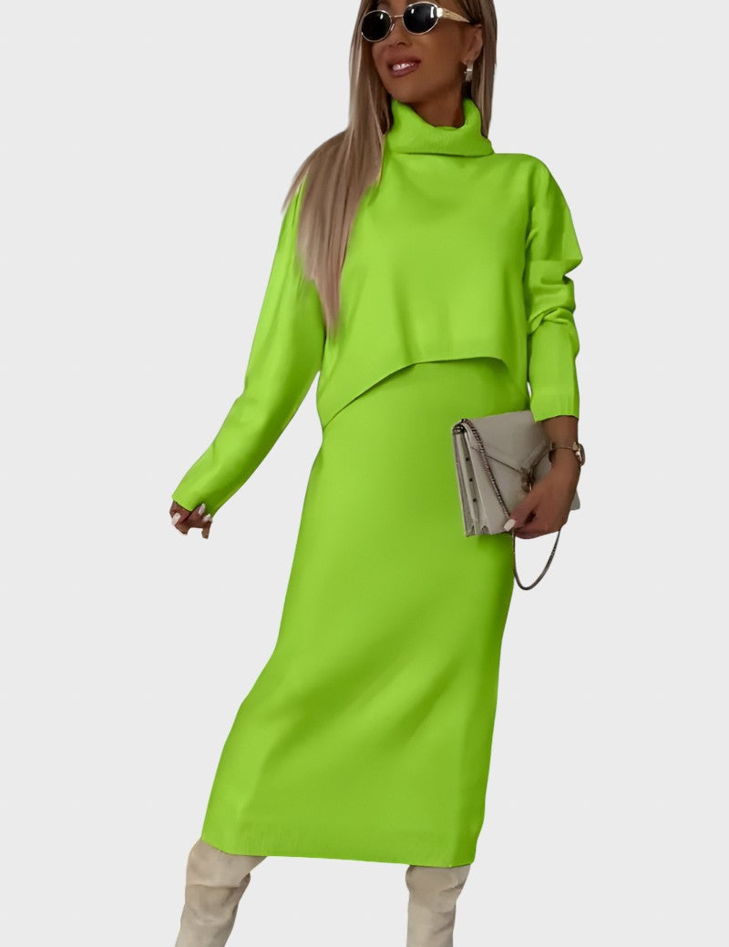 Viktoria™ - Елегантен плетен комплект от две части