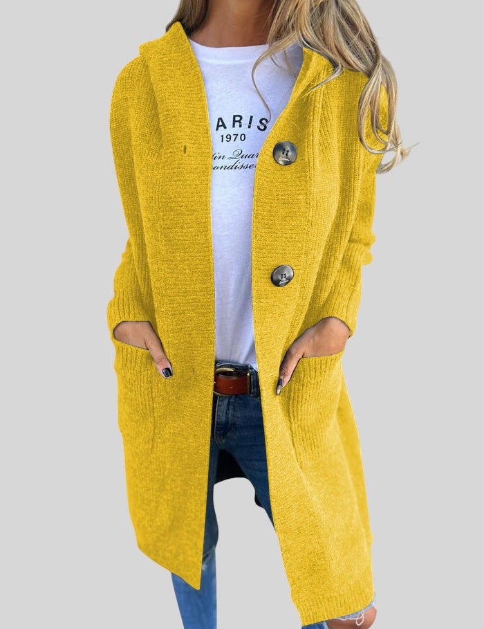 Iveta™- Дълго плетено палто