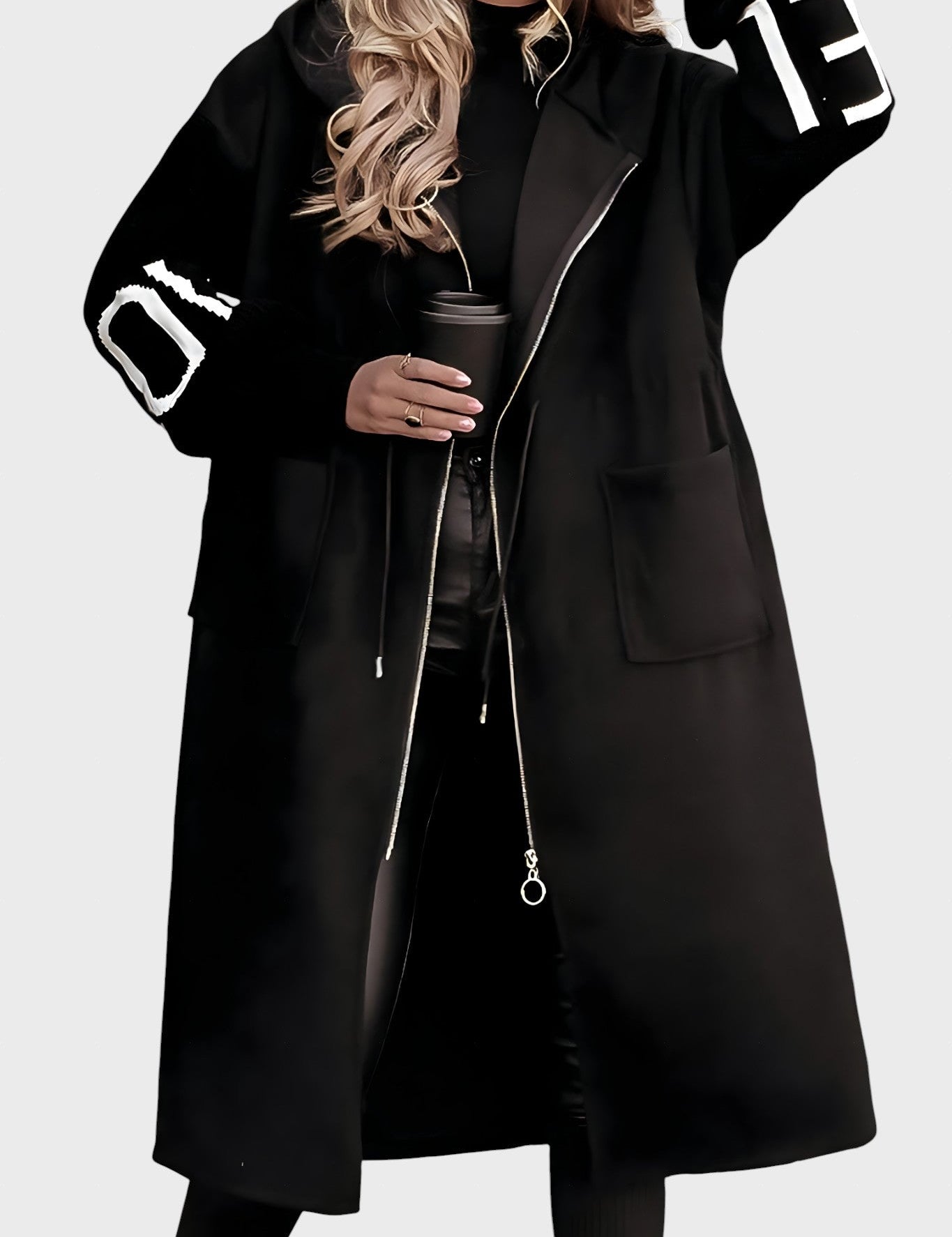 Nikolina™ – Дълго плетено палто