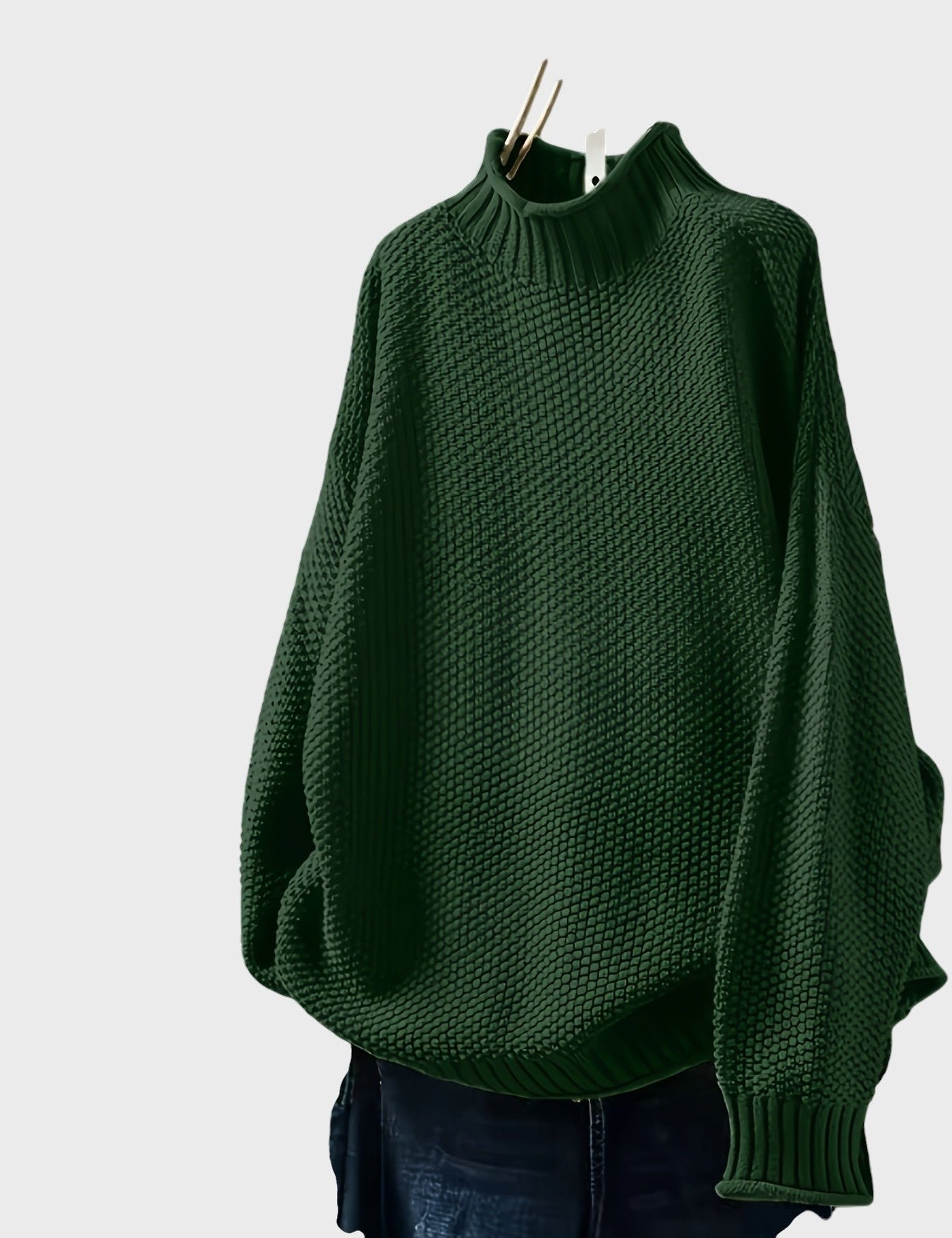 Dragomira™ - Голям пуловер с висока яка