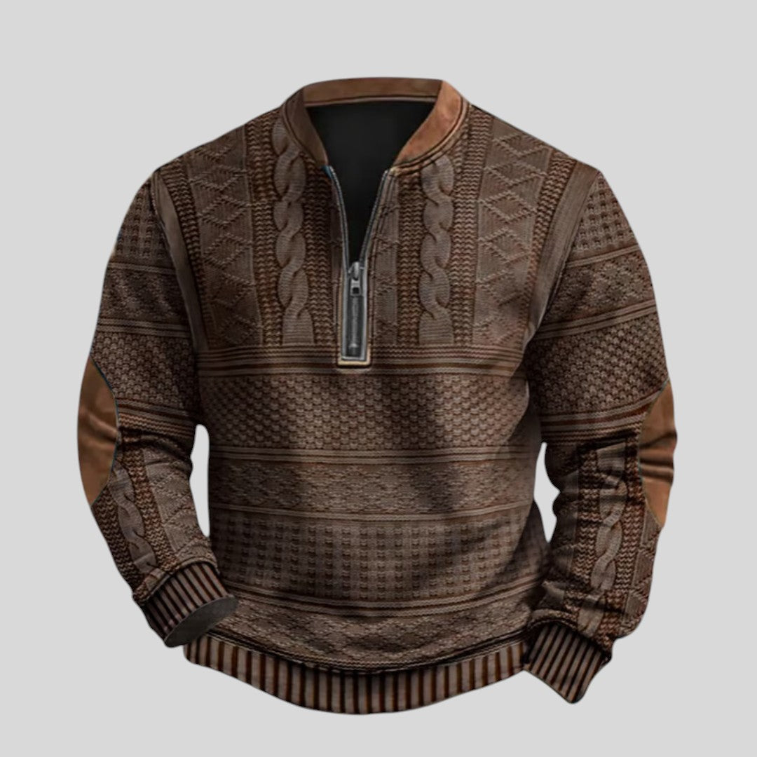 Lazar™ - Плетена пуловер