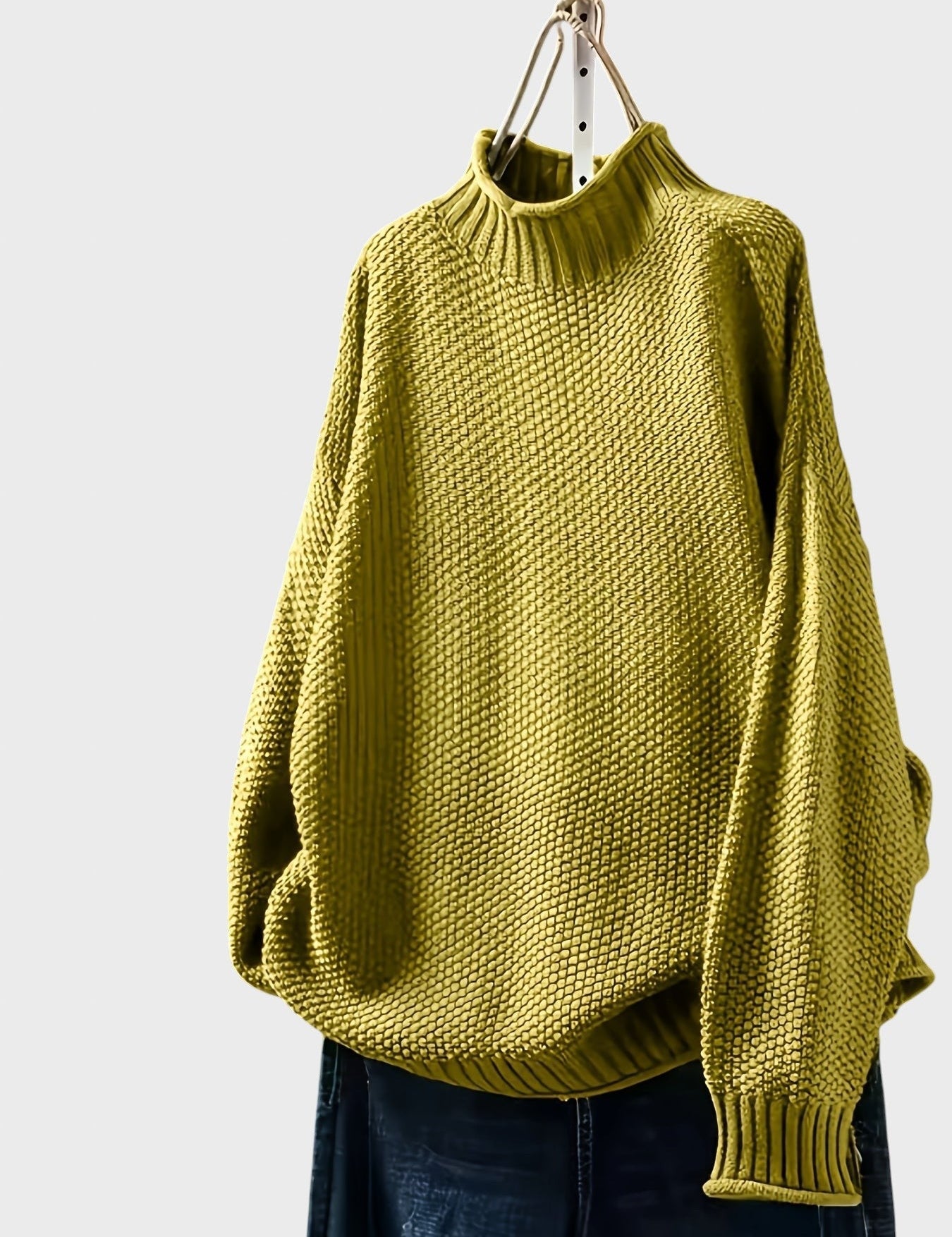 Dragomira™ - Голям пуловер с висока яка