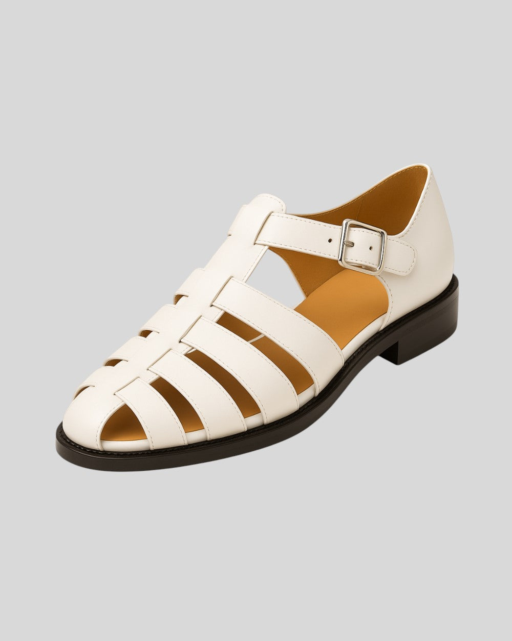 Pavel™ - Затворени сандали с елегантна катарама.