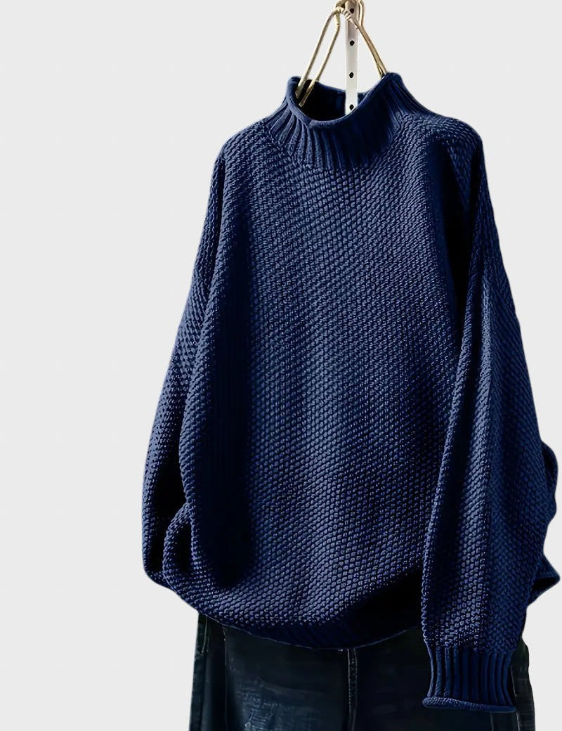 Dragomira™ - Голям пуловер с висока яка