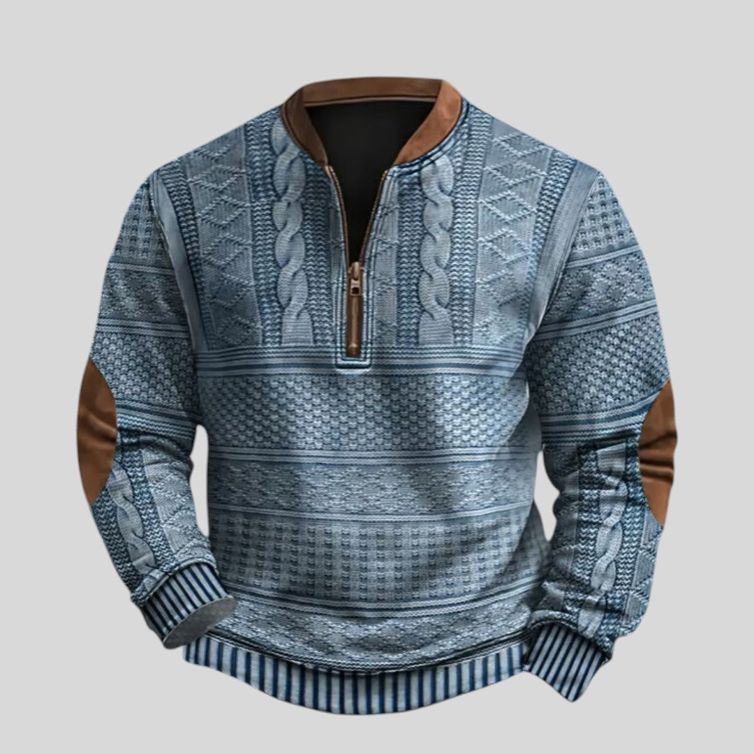 Lazar™ - Плетена пуловер