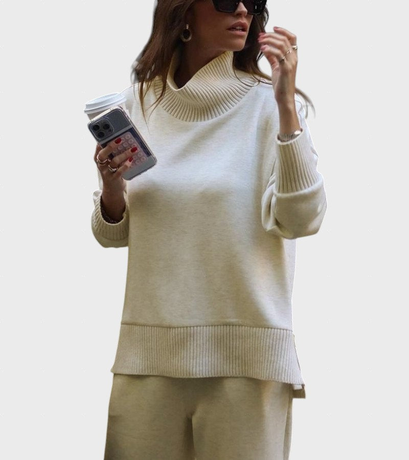 Petrana™ - Елегантен комплект от две части с поло яка