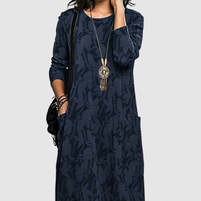 Iarislava™ - Елегантна рокля с флорален мотив