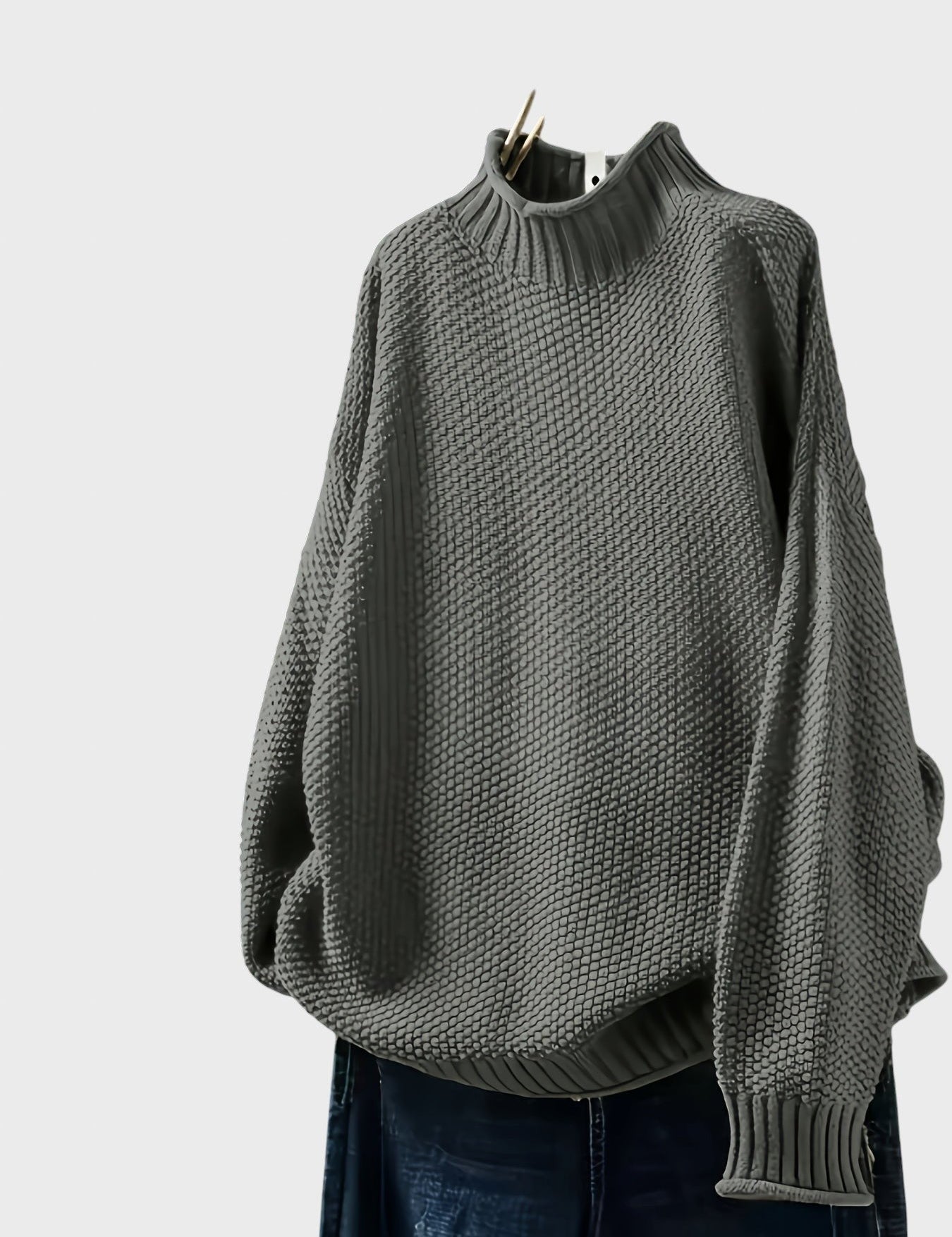 Dragomira™ - Голям пуловер с висока яка