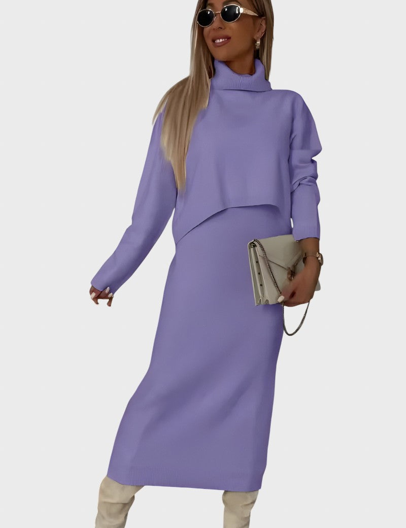 Viktoria™ - Елегантен плетен комплект от две части