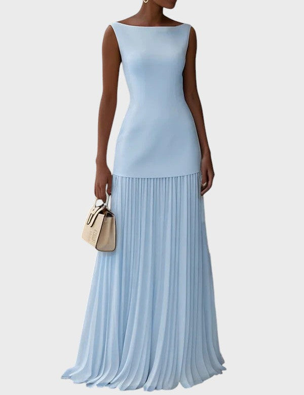 Ekaterina™ – Дълга рокля без ръкави с волани