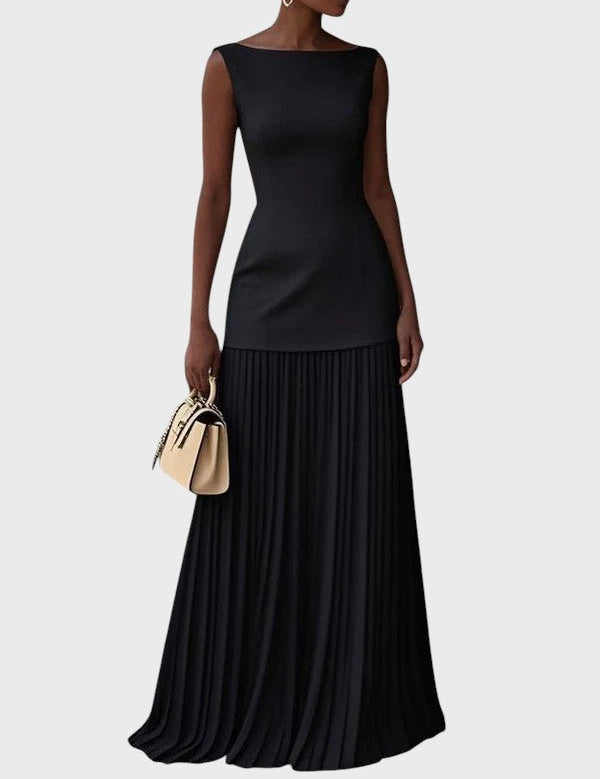 Ekaterina™ – Дълга рокля без ръкави с волани