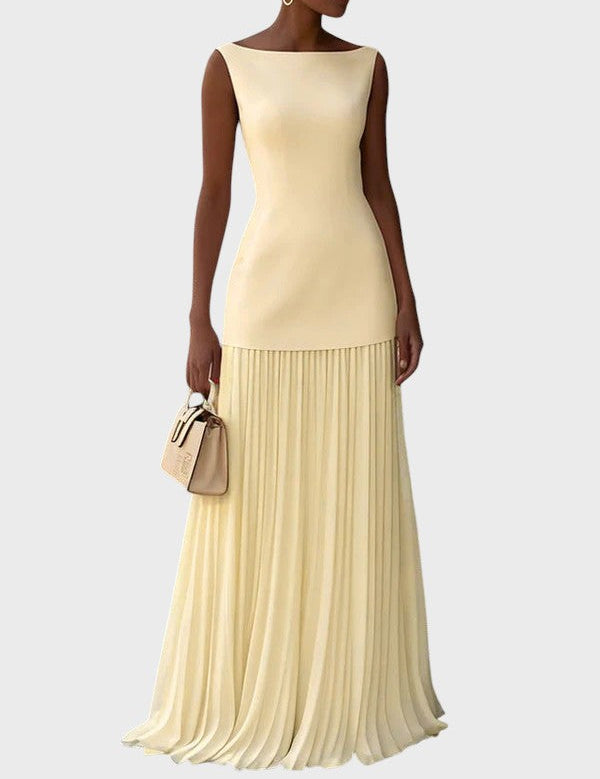 Ekaterina™ – Дълга рокля без ръкави с волани