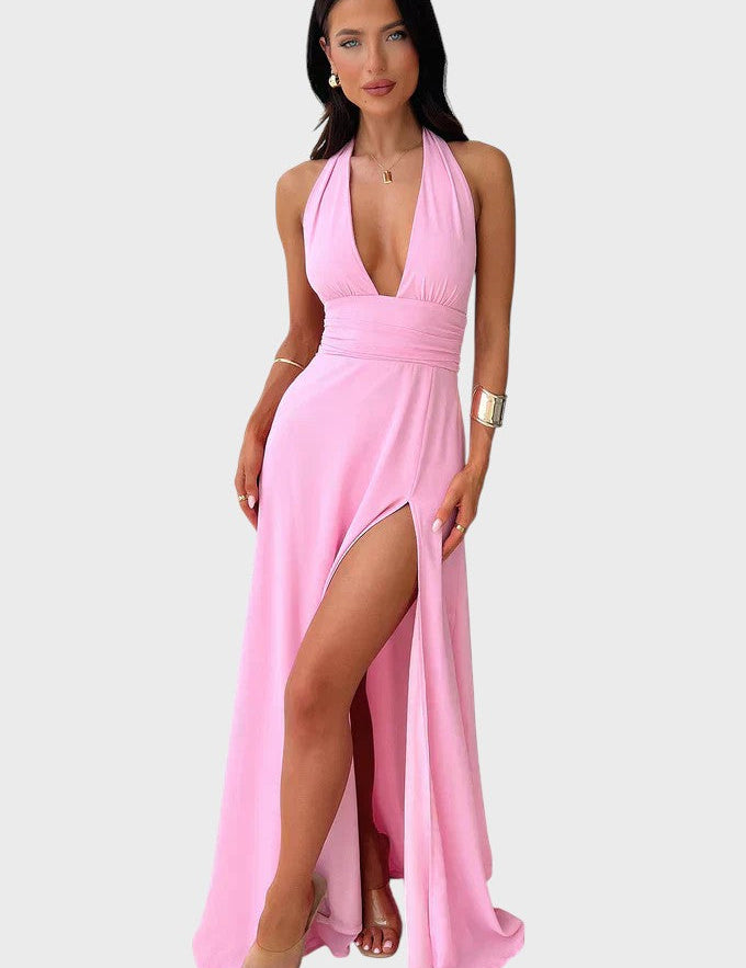 Iskra™ - Секси рокля с V-образно деколте