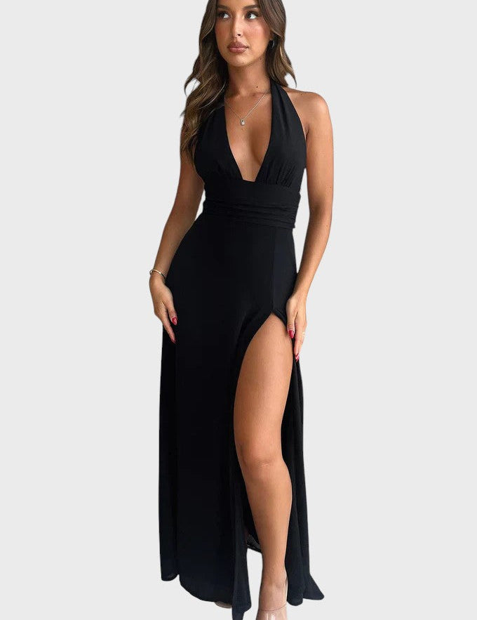 Iskra™ - Секси рокля с V-образно деколте