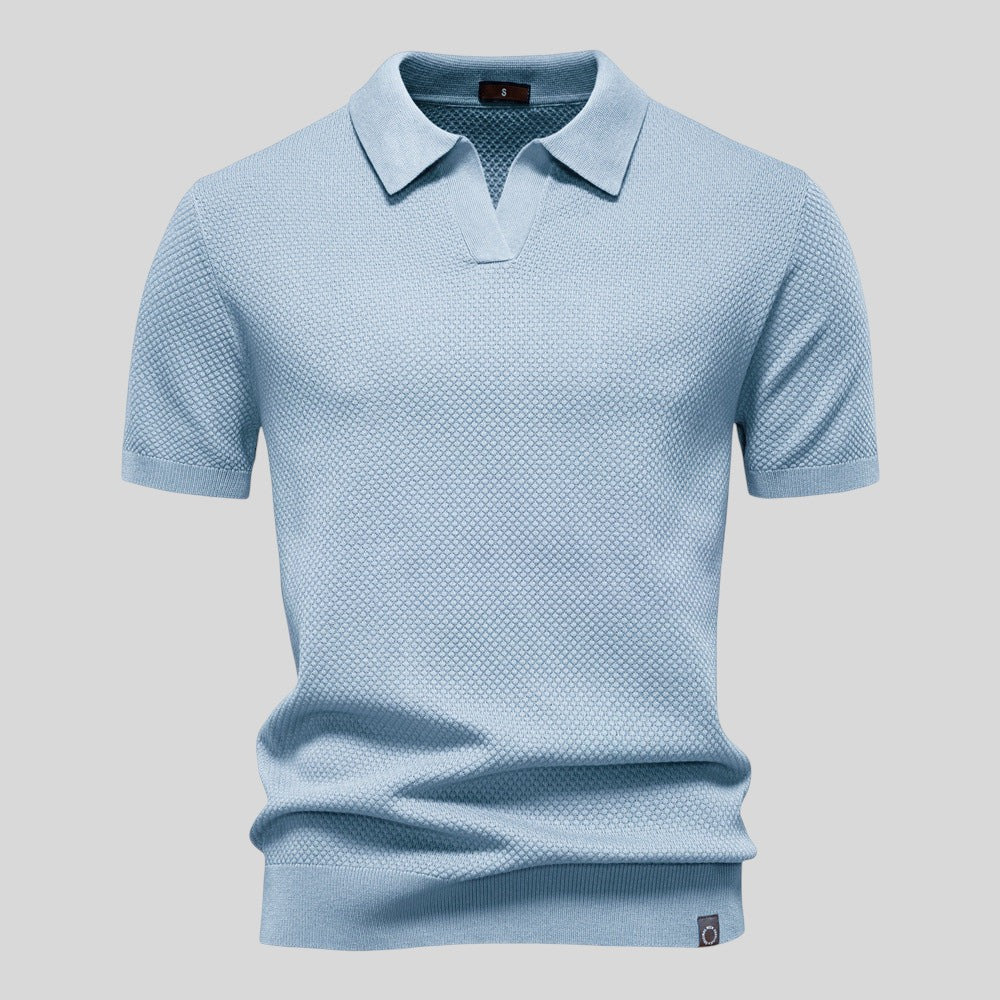 Zdravko™ – Поло тениска от структурно плетиво