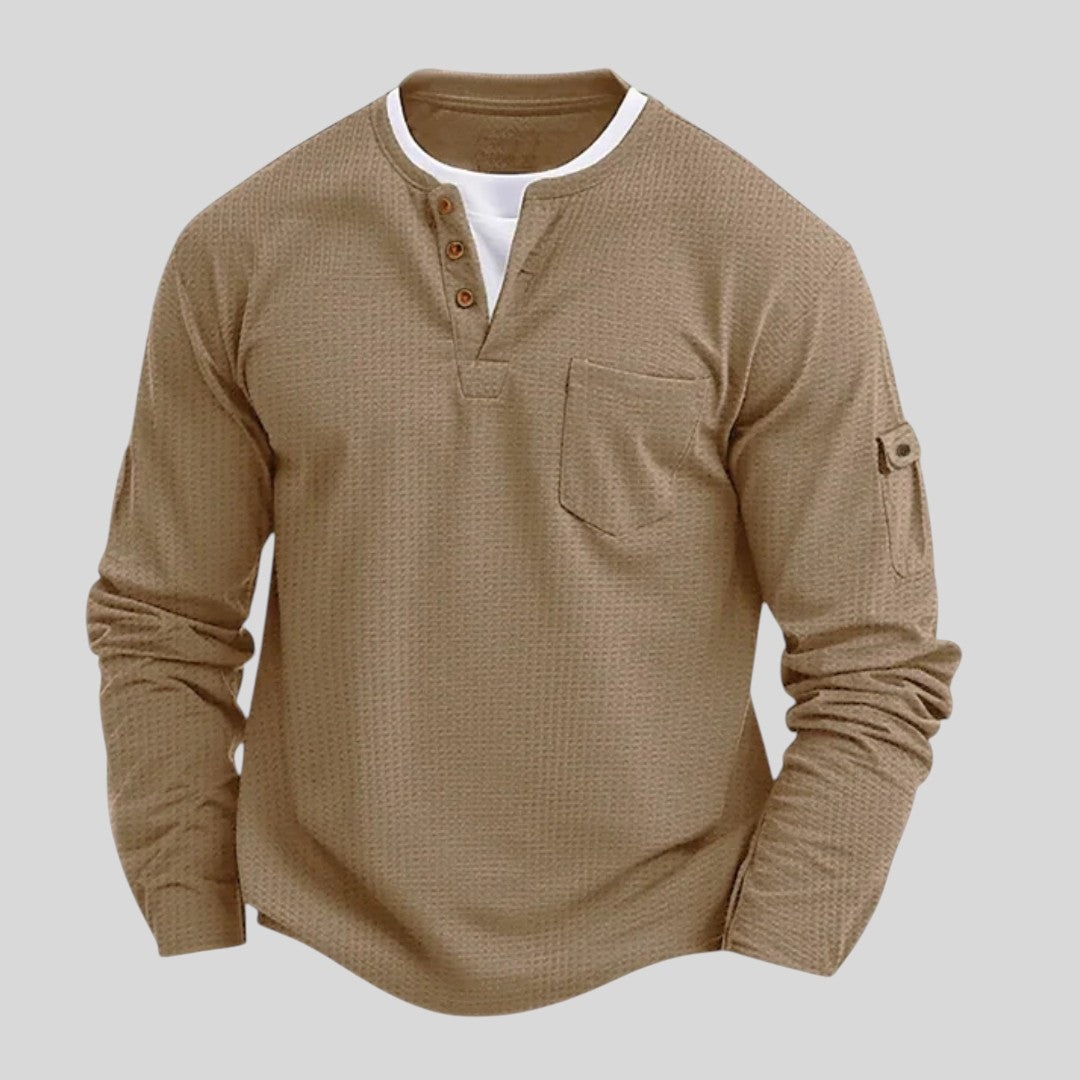 Iliya™ - Стилна мъжка риза с дълъг ръкав