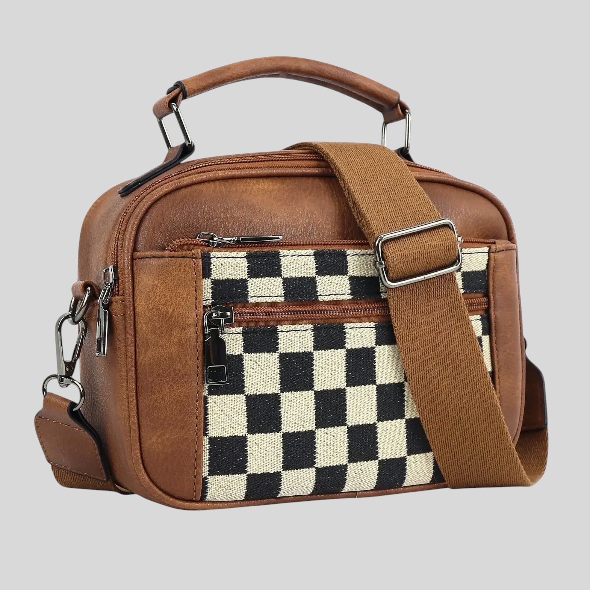 Yordanka™ - Карирана чанта