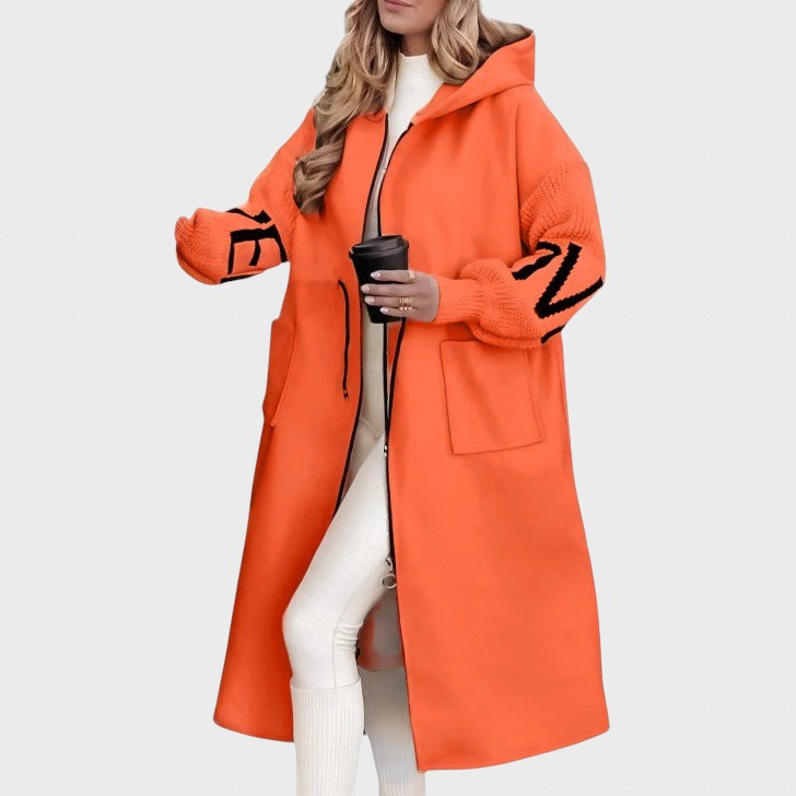 Nikolina™ – Дълго плетено палто