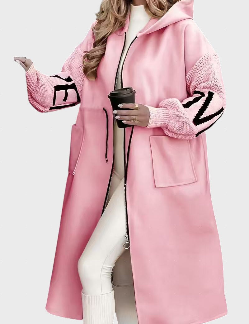 Nikolina™ – Дълго плетено палто