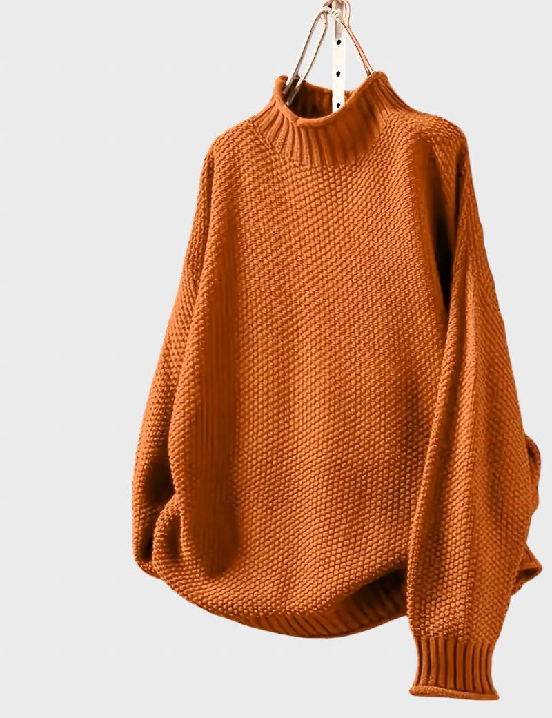 Dragomira™ - Голям пуловер с висока яка