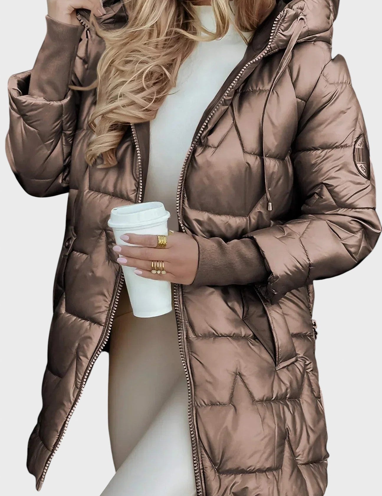 Feodora™ - Яке с качулка и подплата