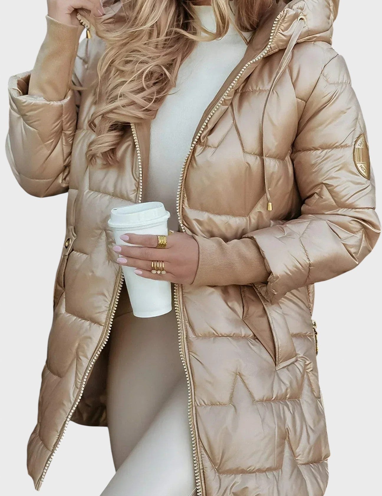 Feodora™ - Яке с качулка и подплата