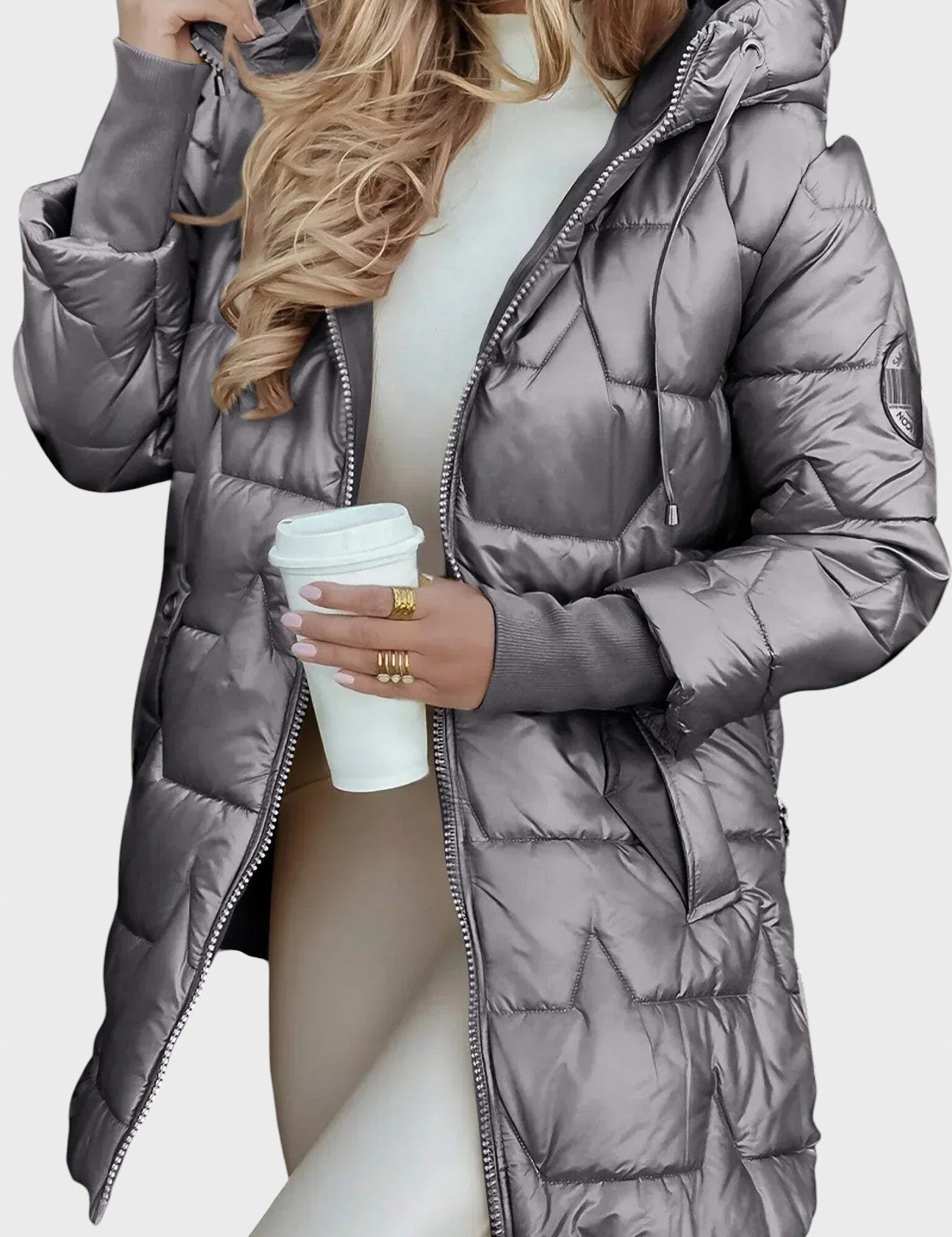 Feodora™ - Яке с качулка и подплата